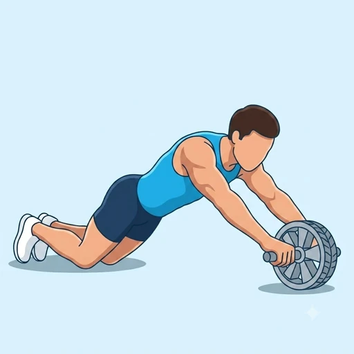 Ab Wheel Rollout – End position
