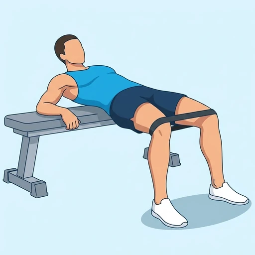 Banded Hip Thrust – End position