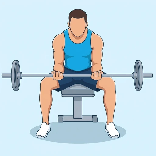 Barbell Wrist Curl – End position