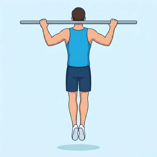 Pull-ups bakom nacken – Slutläge