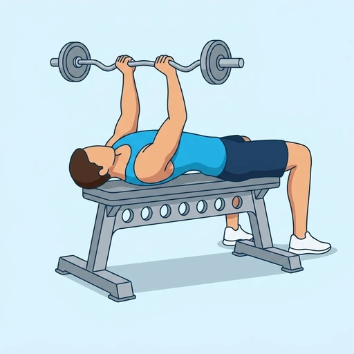 Bent-Arm EZ-Bar Pullover – End position