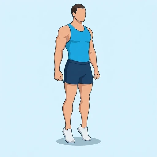 Bodyweight Calf Raise – End position