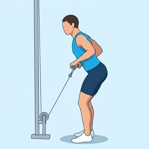 Cable Bent-Over Row – End position