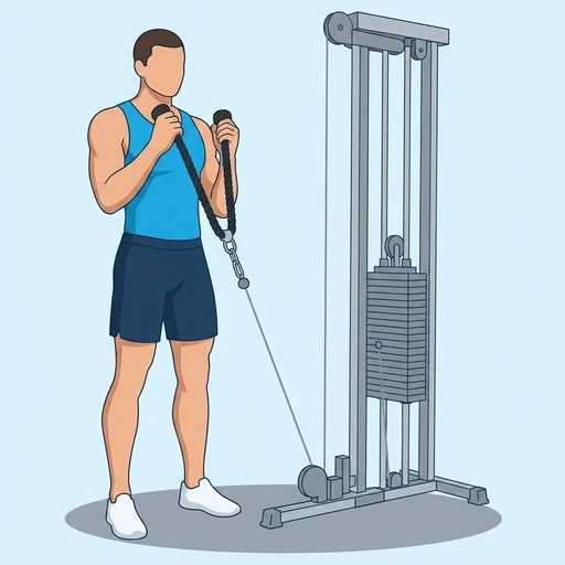 Cable Hammer Curl – End position