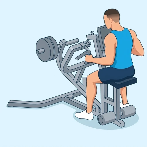Chest-Supported Machine Row – End position