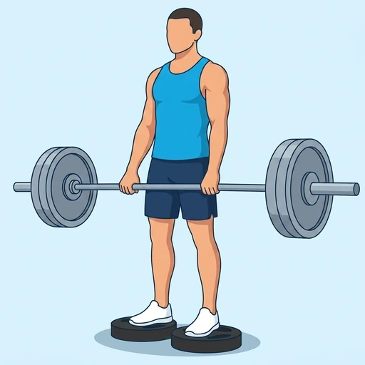 Deficit Deadlift – End position