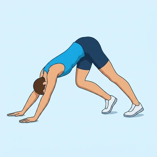 Downward Dog Pedal – End position