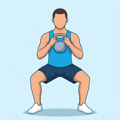 Goblet Squat – End position