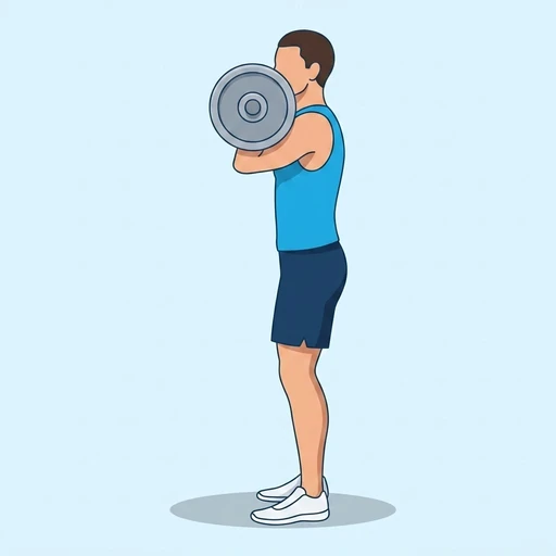Hang Power Clean – End position