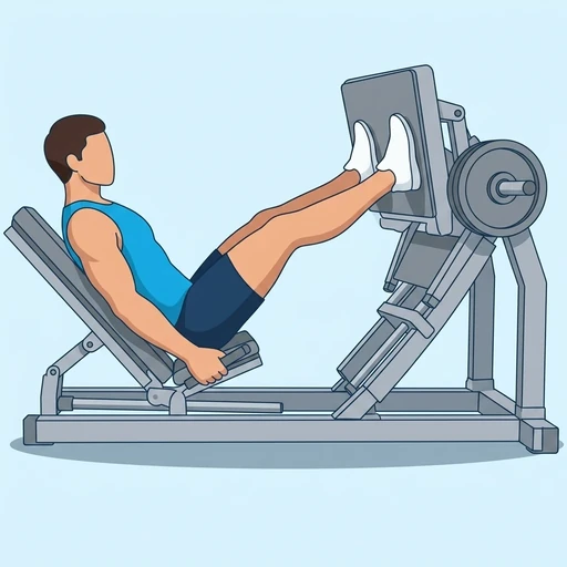 Horizontal Leg Press – End position