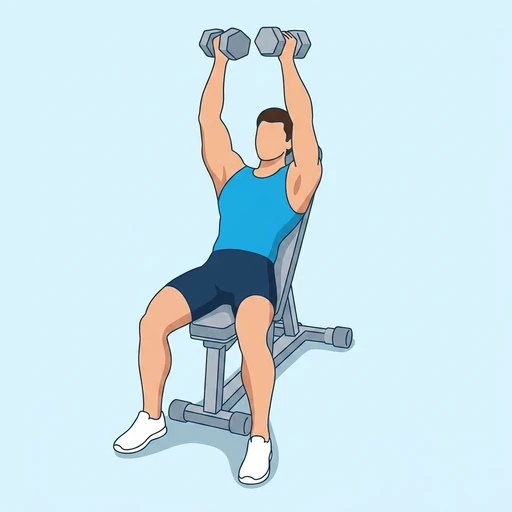Incline Dumbbell Fly – End position