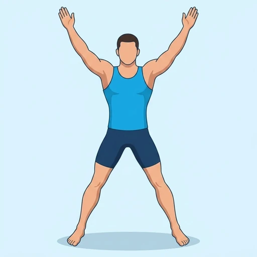 Jumping Jacks – End position