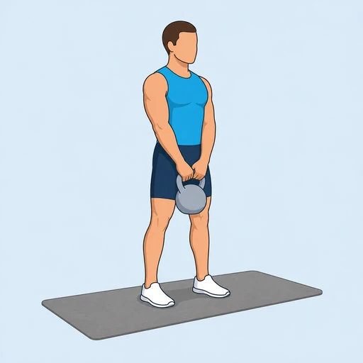 Kettlebell Deadlift – End position
