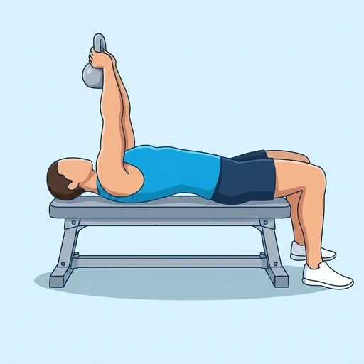 Kettlebell Pullover – End position