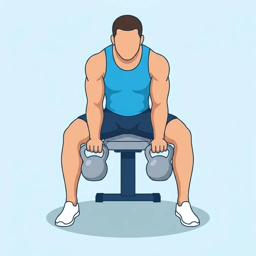 Kettlebell Reverse Wrist Curl – End position