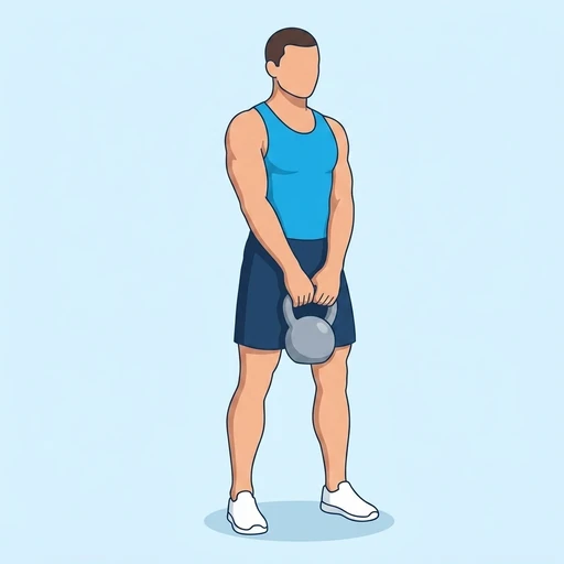 Kettlebell Squat – End position