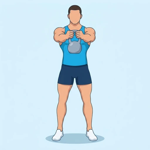 Kettlebell Svend Press – End position