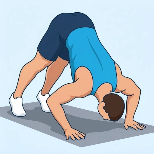 Pike Push Ups – End position