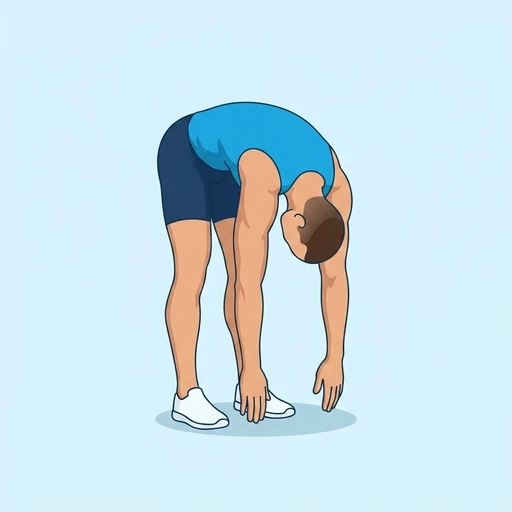 Pilates Roll Down – End position