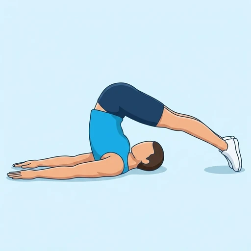 Pilates Roll Over – End position