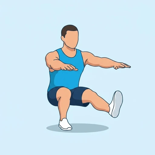 Pistol Squat – End position