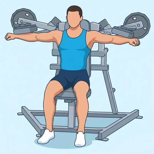 Plate-Loaded Lateral Raise – End position