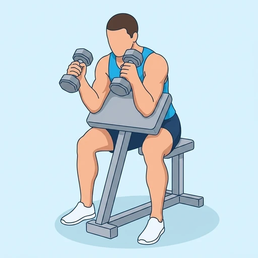 Preacher Hammer Curl – End position