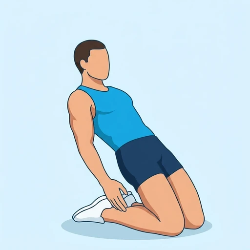 Omvänd nordic curl – Slutläge