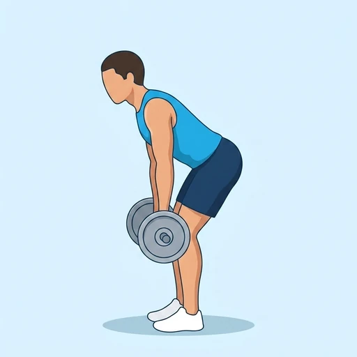 Romanian Deadlift – End position