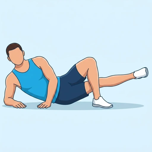 Side Lying Hip Adduction – End position