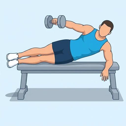Side-Lying Lateral Raise – End position