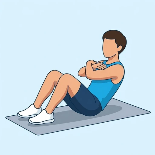 Situps – Slutläge