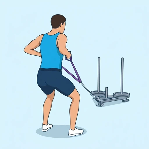 Sled Row – End position