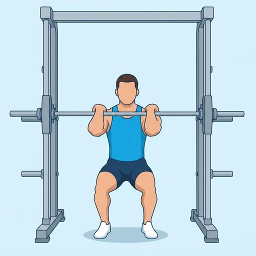Smith Machine Front Squat – End position