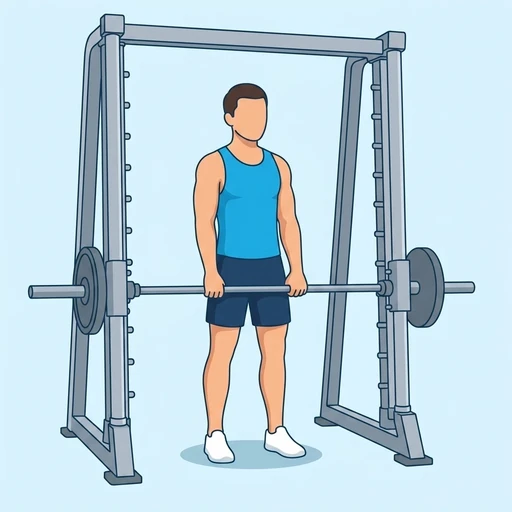 Smith Machine Romanian Deadlift – End position