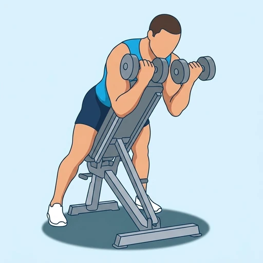 Spider curl – Slutläge