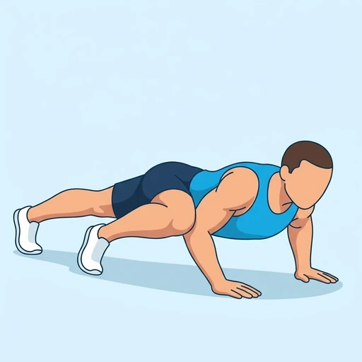 Spiderman Push-Up – End position