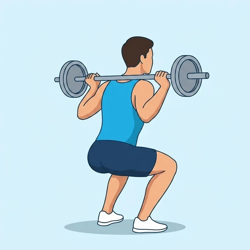 Barbell Back Squat – End position