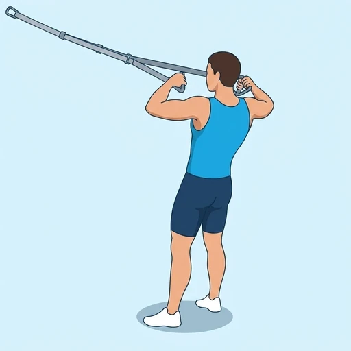 Face pull i TRX – Slutläge