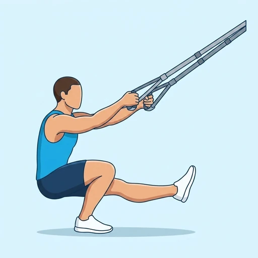 TRX Pistol Squat – End position