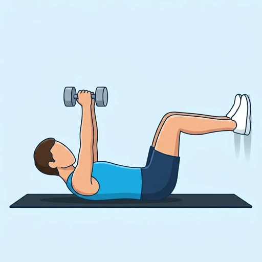 Weighted Wall Crunch – End position